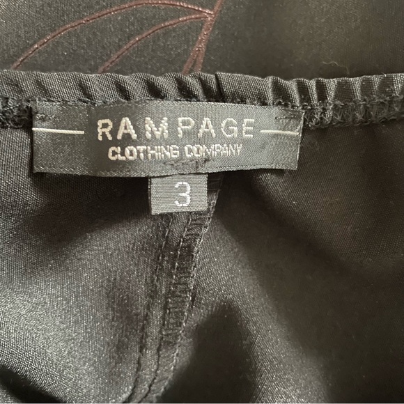 Rampage black halter dress size 3 - Picture 7 of 8